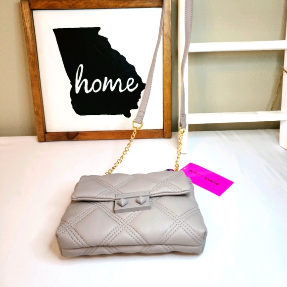 Betsey Johnson Handbags - Betsey Johnson Quilted Crossbody Bag